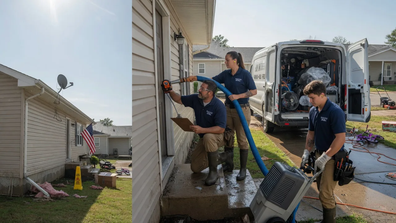 Ceiling Water Damage Restoration in Lake Cormorant, MS near me
